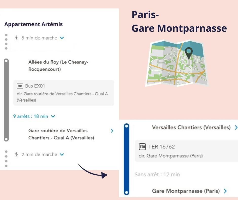 Apartment Artemis By Kleidos -10 Min Des Jardins Du Chateau De Versailles Avec Parking